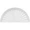 Ekena Millwork Half Round Sunburst Architectural Grade PVC Pediment, 34"W x 17"H x 2"P PEDPS034X170HRO01 - alternate 4